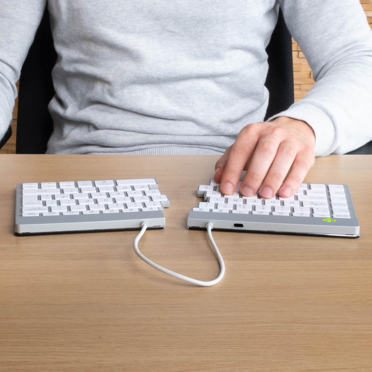 KEYBOARD WRL SPLIT BREAK/WHITE RGOSBUKWLWH R-GO TOOLS