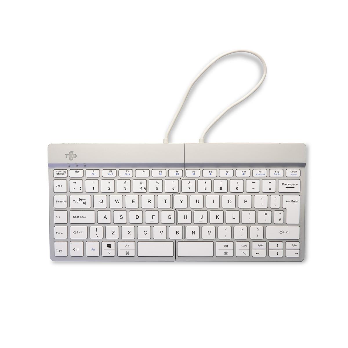 KEYBOARD WRL SPLIT BREAK/WHITE RGOSBUKWLWH R-GO TOOLS