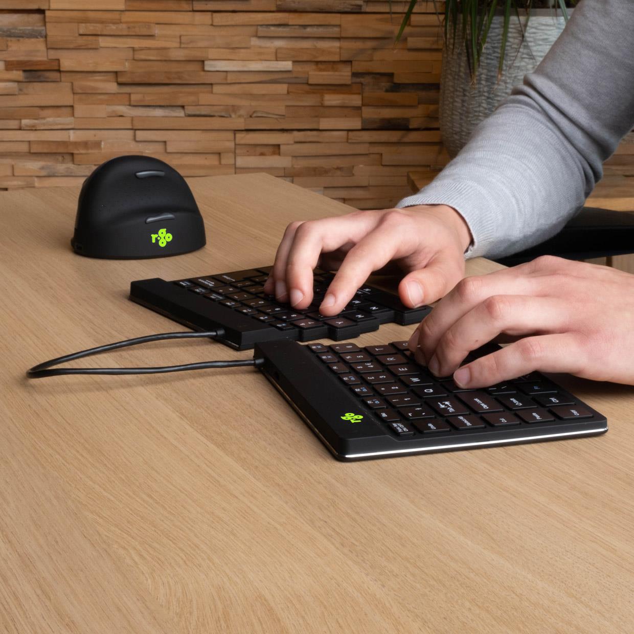 KEYBOARD WRL COMPACT BREAK/BLACK RGOSBUKWLBL R-GO TOOLS
