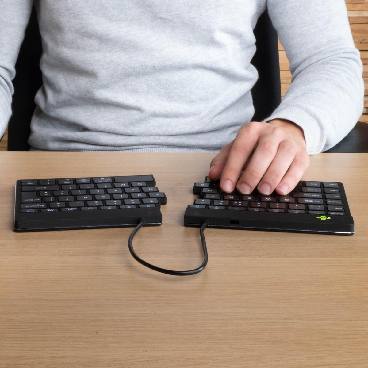 KEYBOARD WRL COMPACT BREAK/BLACK RGOSBUKWLBL R-GO TOOLS