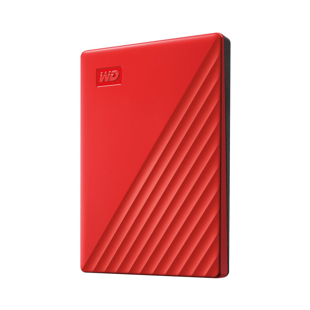 External HDD WESTERN DIGITAL My Passport 2TB USB 2.0 USB 3.0 USB 3.2 Colour Red WDBYVG0020BRD-WESN