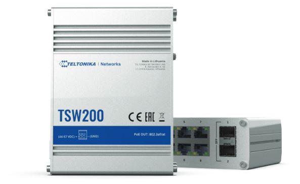 Switch TELTONIKA TSW2000000B0 PoE ports 8 240 Watts TSW200
