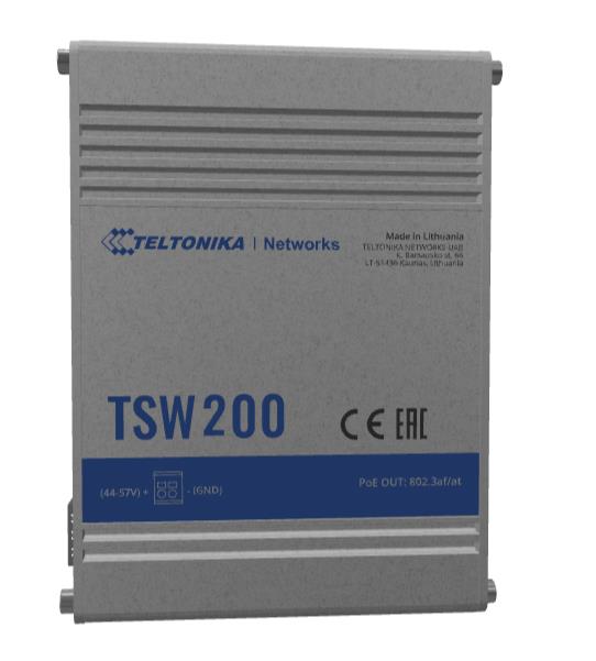 Switch TELTONIKA TSW2000000B0 PoE ports 8 240 Watts TSW200