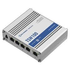 Switch TELTONIKA TSW100000000 PoE+ ports 4 120 Watts TSW100