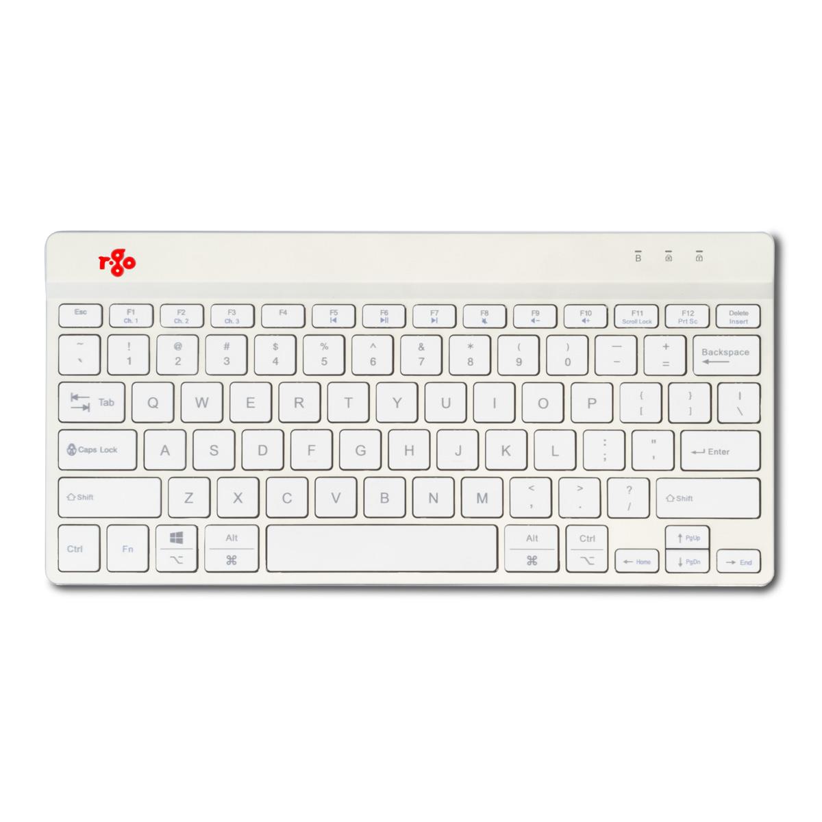 KEYBOARD WRL COMPACT BREAK/WHITE RGOCOUSWLWH R-GO TOOLS
