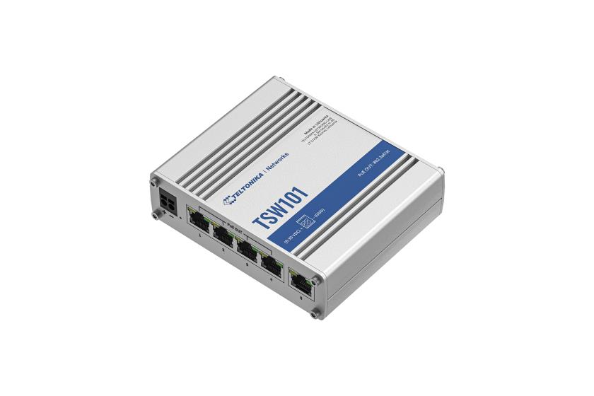 Switch TELTONIKA TSW101000000 PoE ports 4 60 Watts TSW101
