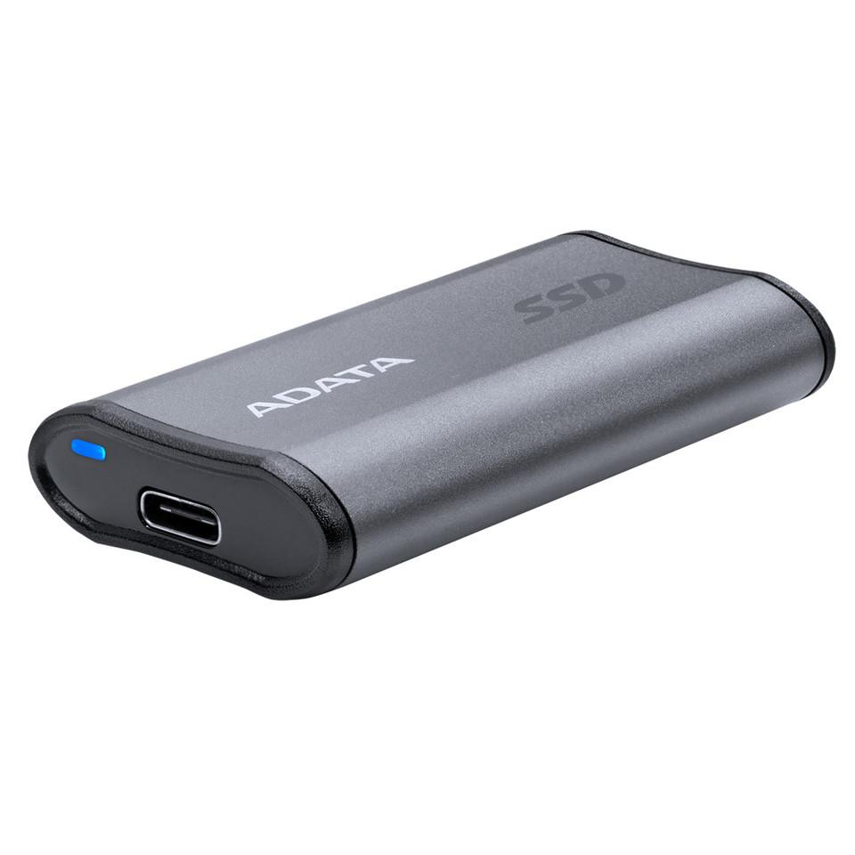 External SSD ADATA SE880 500GB USB-C Write speed 2000 MBytes/sec Read speed 2000 MBytes/sec AELI-SE880-500GCGY