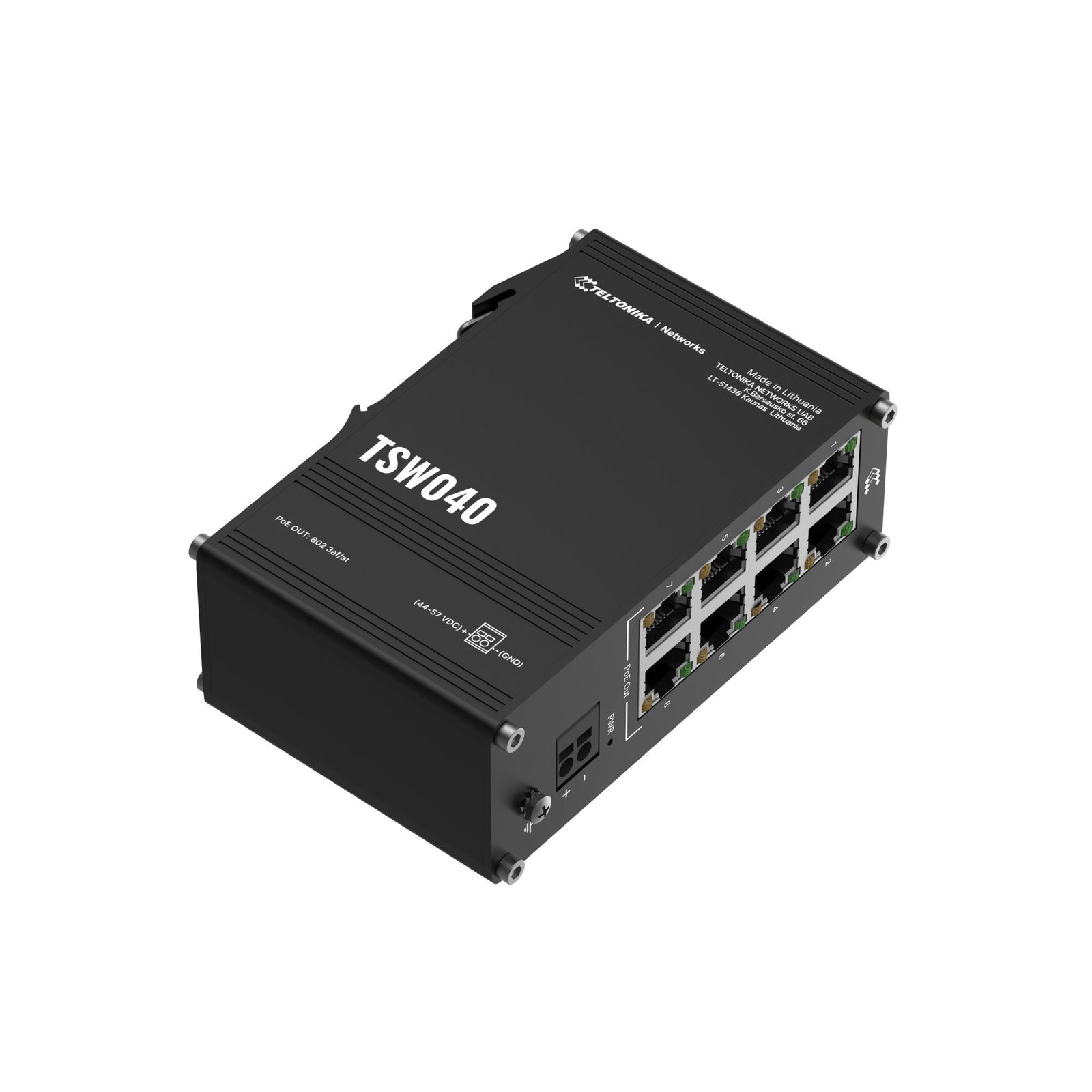 Switch TELTONIKA TSW040000000 PoE+ ports 8 240 Watts TSW040