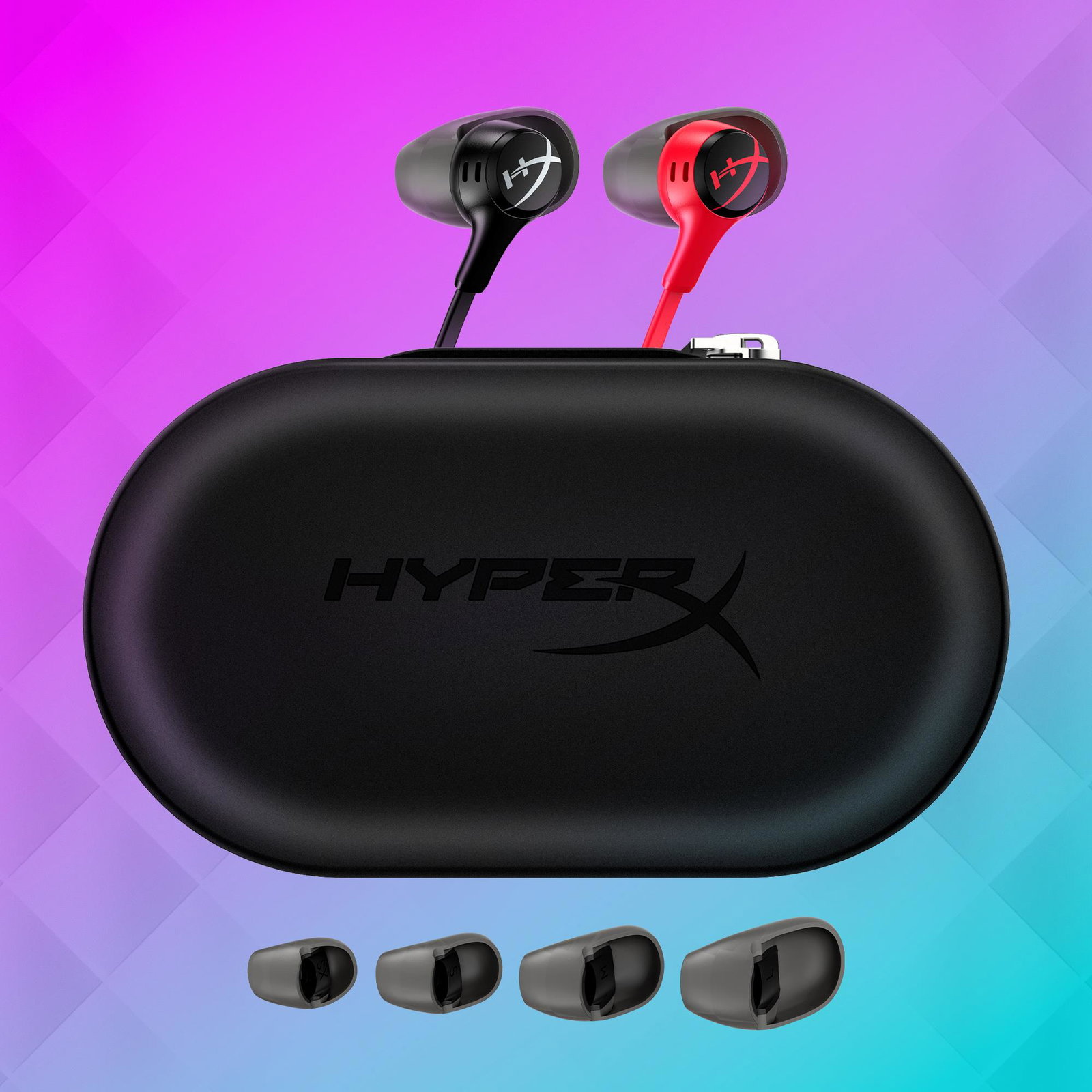 HEADSET HYPERX CLOUD EARBUDS/II RED 705L8AA HYPERX