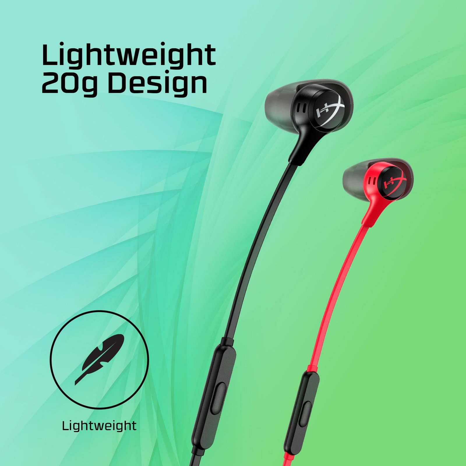 HEADSET HYPERX CLOUD EARBUDS/II BLK 70N24AA HYPERX