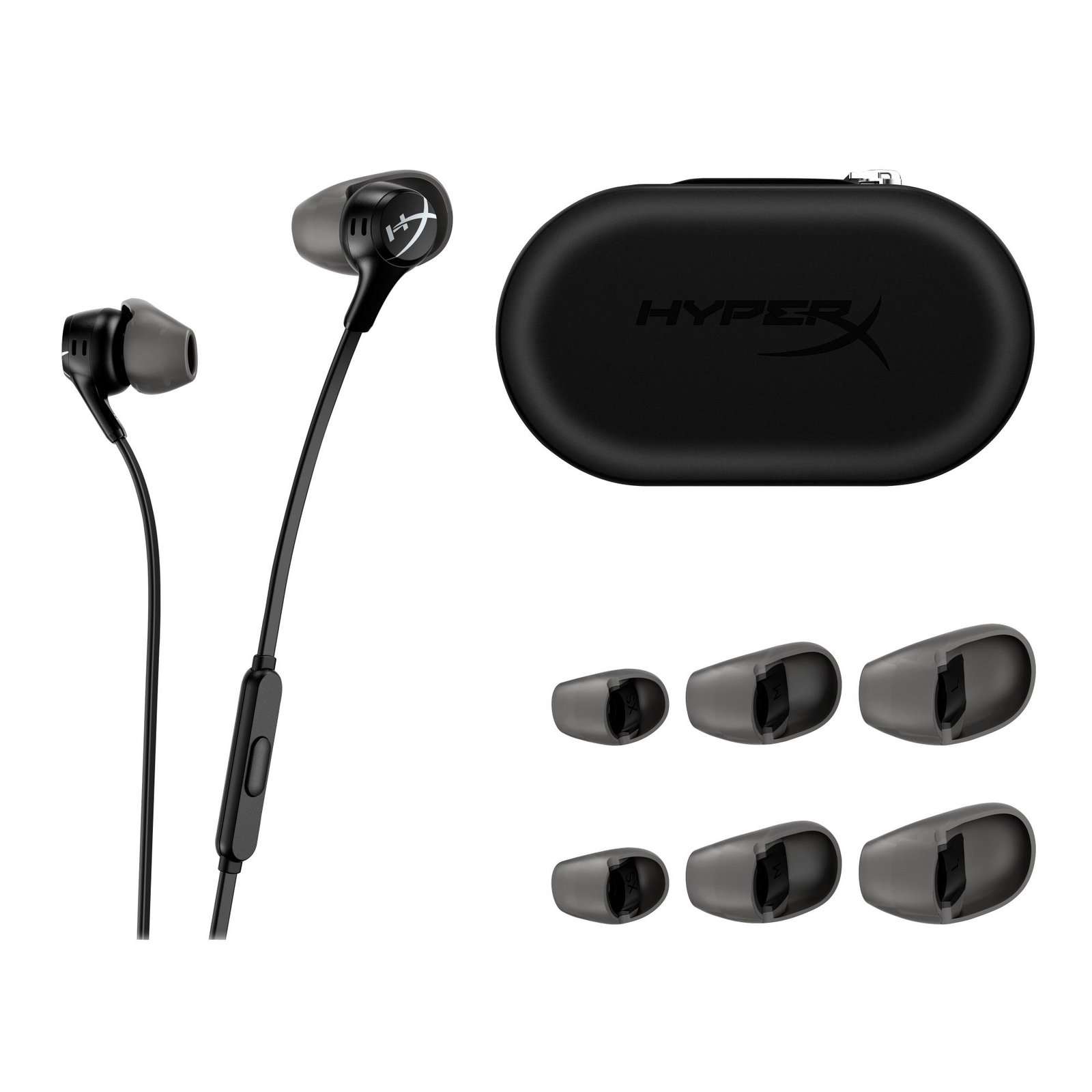 HEADSET HYPERX CLOUD EARBUDS/II BLK 70N24AA HYPERX