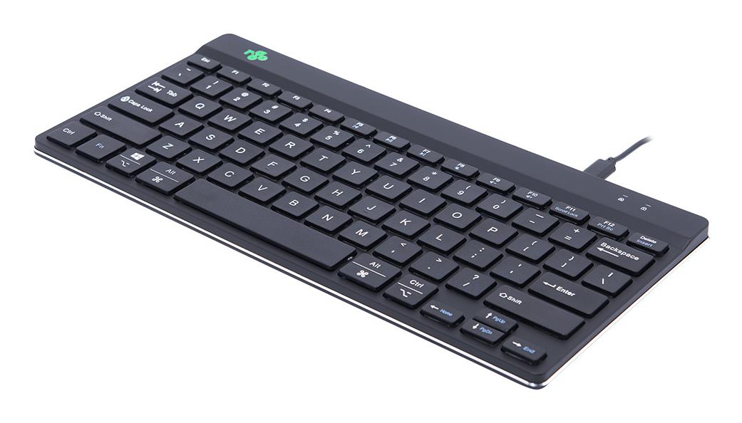 KEYBOARD COMPACT BREAK ENG/BLACK RGOCOUSWDBL R-GO TOOLS