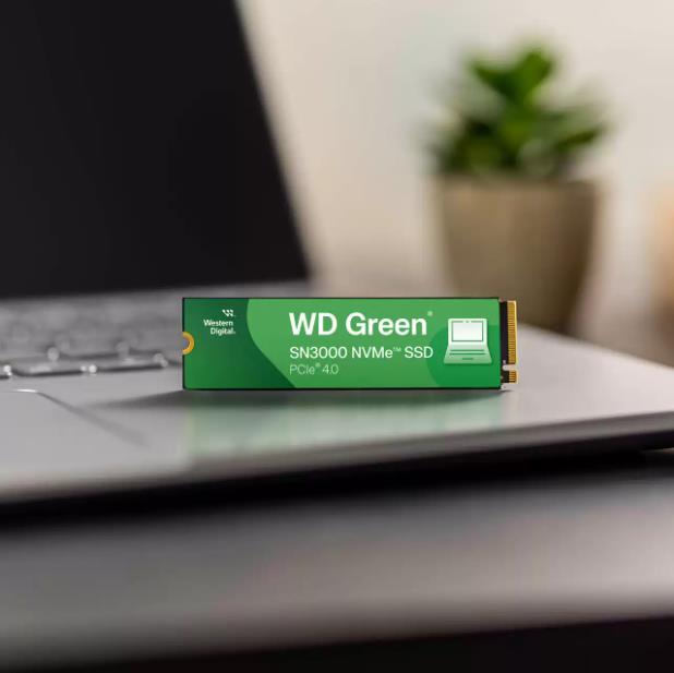 SSD SANDISK 150xTBW rating MTBF 1.75 h NVMe Yes PCI Express 4.0 M.2 500 GB POWERED BY SANDISK Green WDS500G4G0E