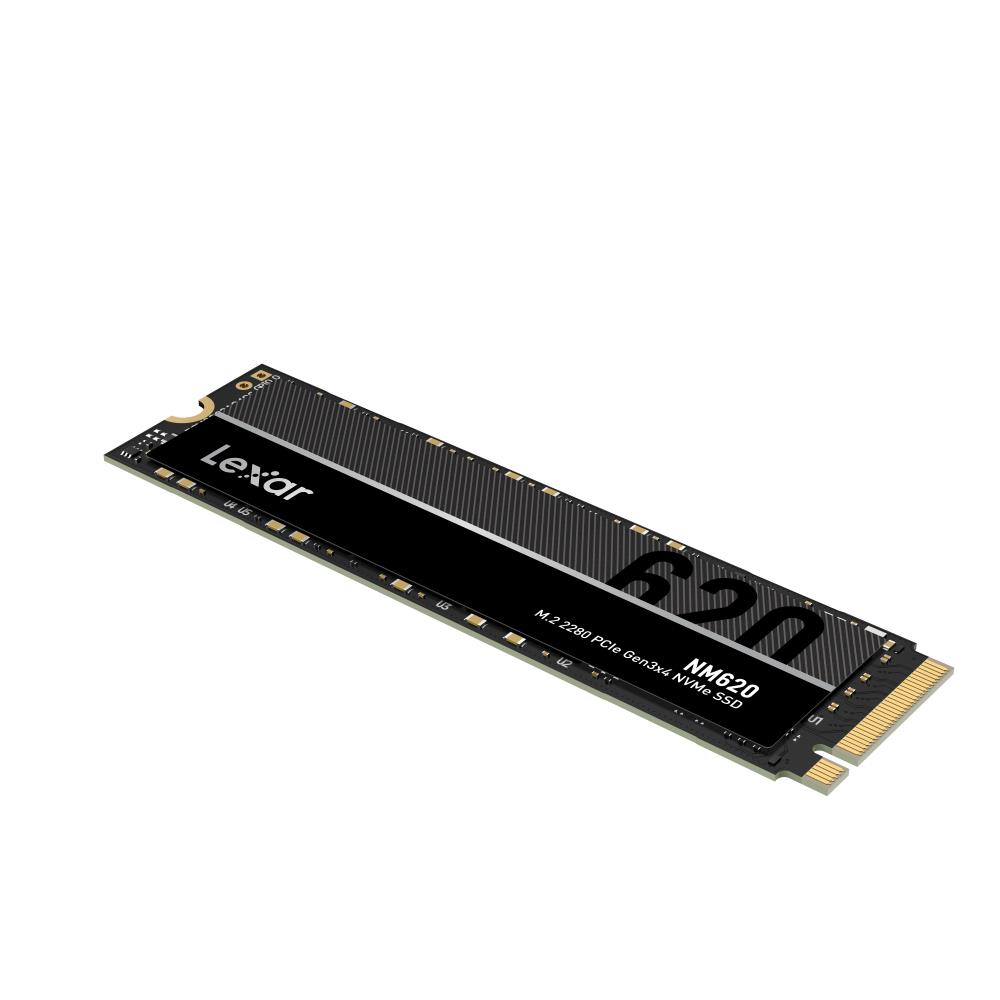 SSD LEXAR NM620 512GB M.2 PCIE NVMe Write speed 2400 MBytes/sec Read speed 3300 MBytes/sec MTBF 1500000 hours LNM620X512G-RNNNG