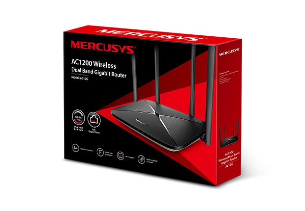 Wireless Router MERCUSYS Wireless Router 1167 Mbps LAN \ WAN ports 4 Number of antennas 4 AC12G