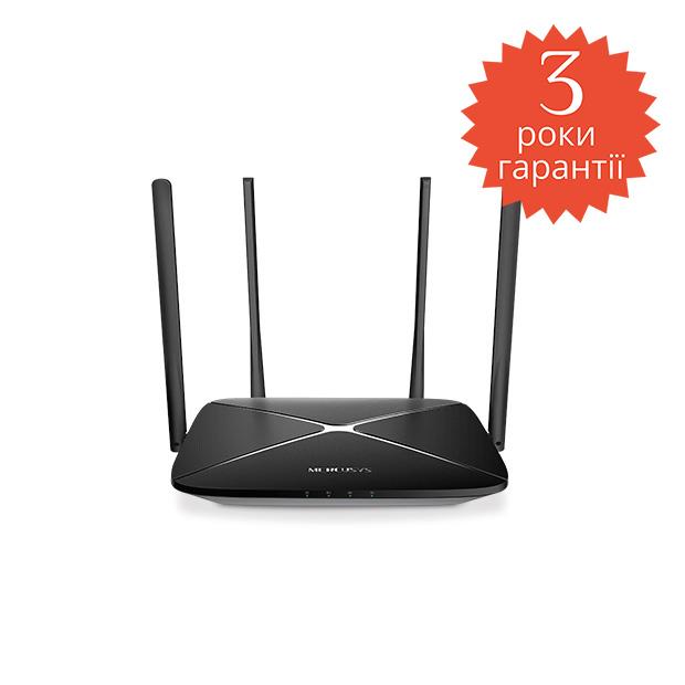 Wireless Router MERCUSYS Wireless Router 1167 Mbps LAN \ WAN ports 4 Number of antennas 4 AC12G
