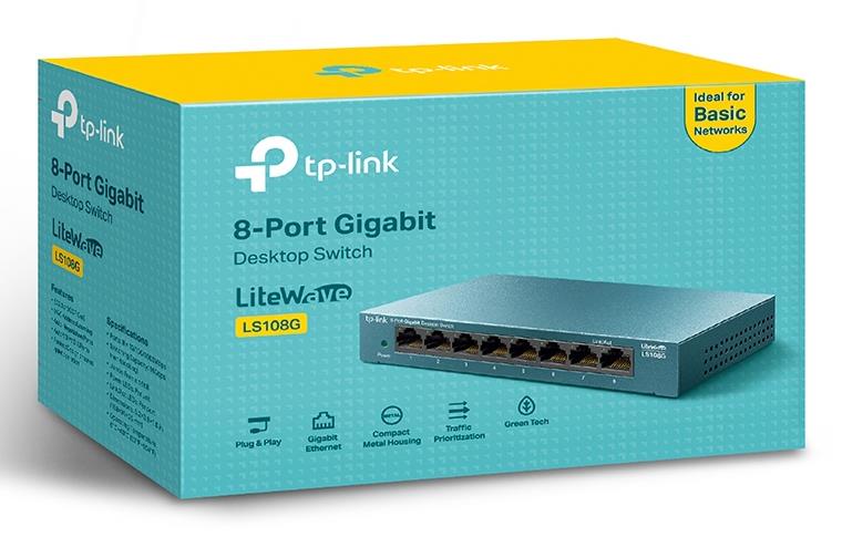 Switch TP-LINK TP-LINK LS108G LS108G 8x10Base-T 100Base-TX 1000Base-T LS108G