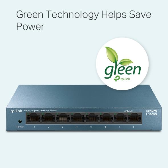Switch TP-LINK TP-LINK LS108G LS108G 8x10Base-T 100Base-TX 1000Base-T LS108G