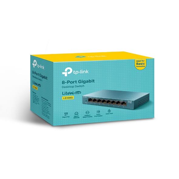 Switch TP-LINK TP-LINK LS108G LS108G 8x10Base-T 100Base-TX 1000Base-T LS108G