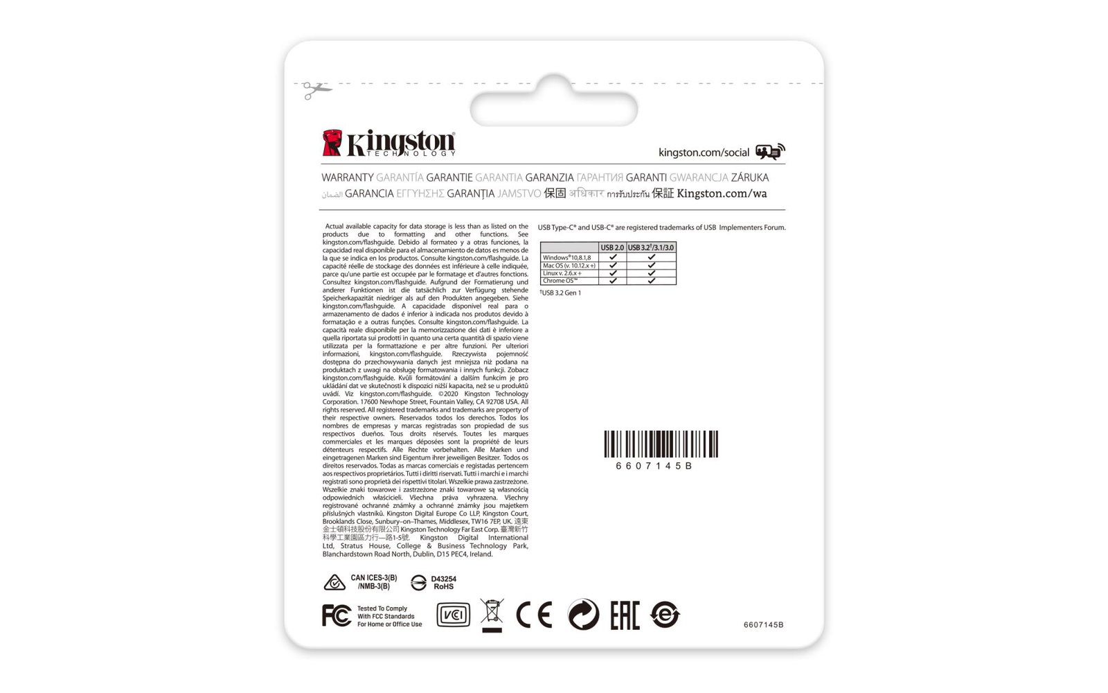 MEMORY DRIVE FLASH USB-C 256GB/DT70/256GB KINGSTON