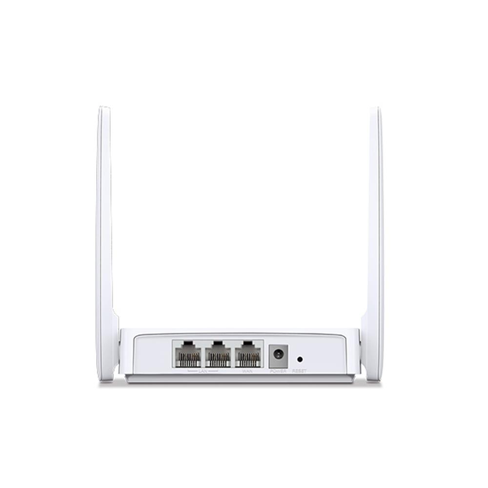 Wireless Router MERCUSYS Wi-Fi 4 (802.11n) Data speed 300 Mbit/s Ethernet WAN Yes WAN connection type RJ-45 Ethernet LAN Yes 3xLAN ports MW302R