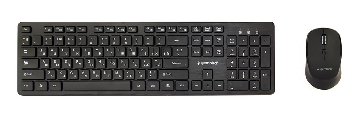 KEYBOARD +MOUSE WRL RUS/DESKTOP KBS-WCH-04-RU GEMBIRD