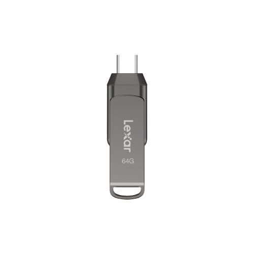 MEMORY DRIVE FLASH USB3.1 64GB/D400 LJDD400064G-BNQNG LEXAR