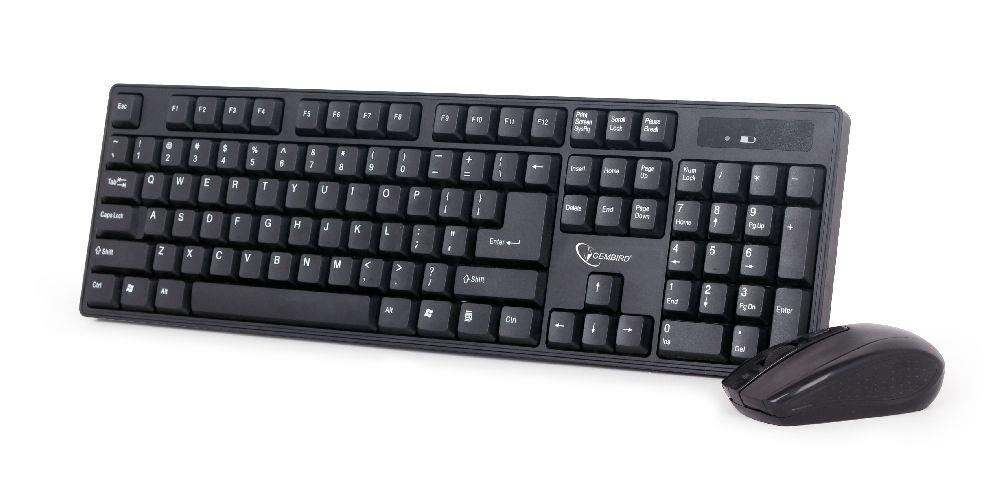 KEYBOARD +MOUSE WRL ENG/DESKTOP KBS-W-01 GEMBIRD