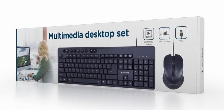 KEYBOARD +MOUSE USB ENG/KBS-UM-04 GEMBIRD
