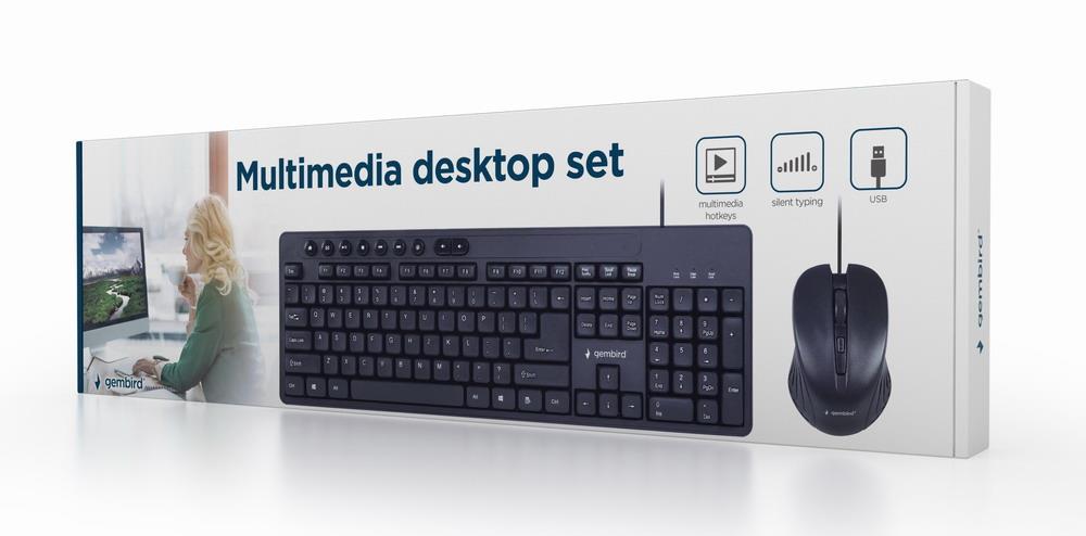 KEYBOARD +MOUSE USB ENG/KBS-UM-04 GEMBIRD
