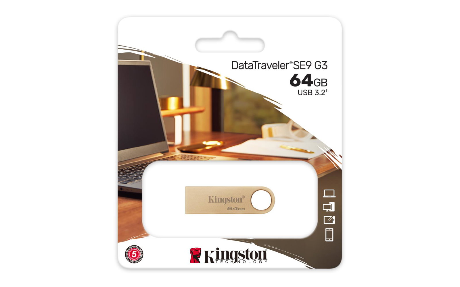 MEMORY DRIVE FLASH USB3.2 64GB/DTSE9G3/64GB KINGSTON
