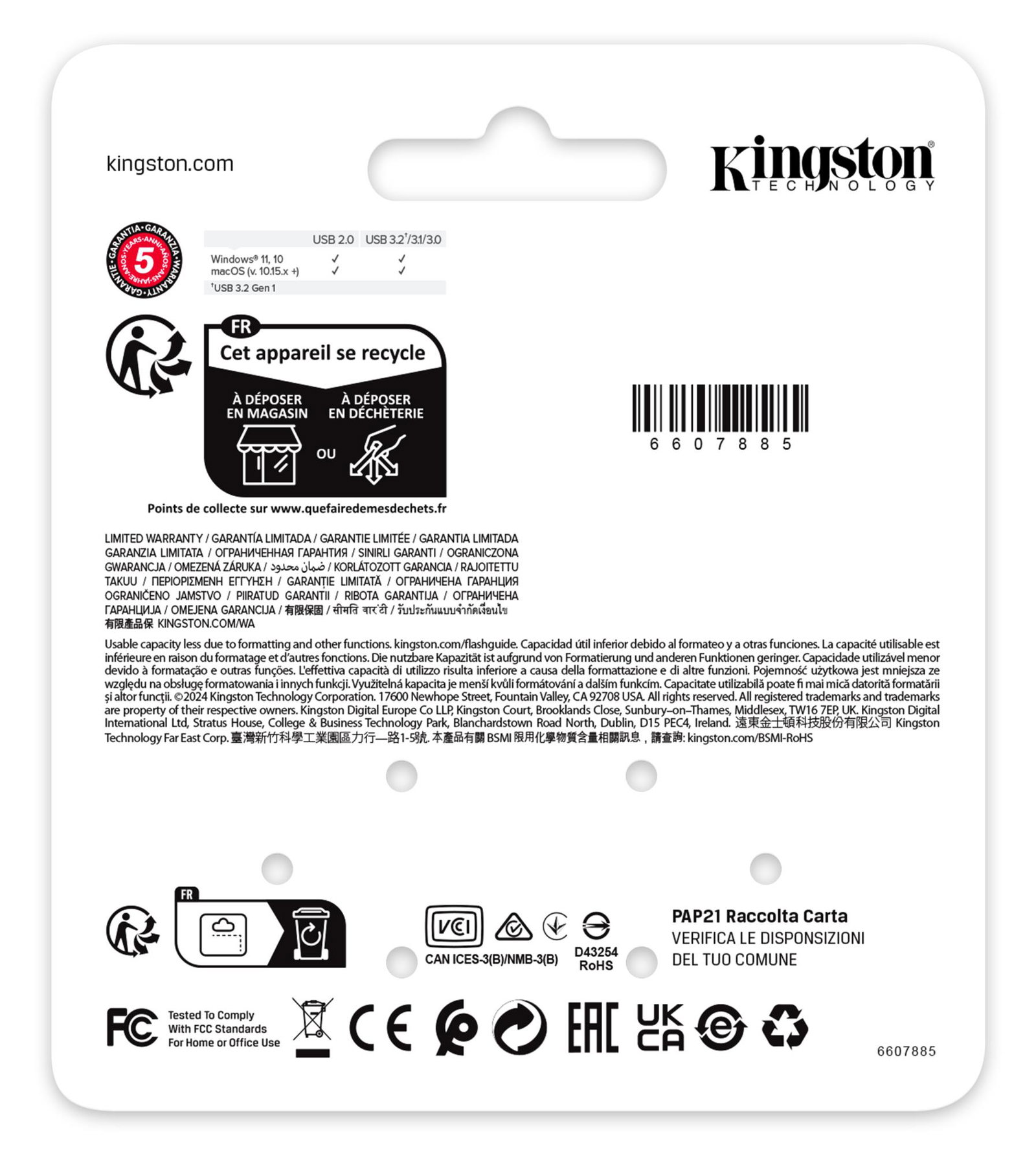 MEMORY DRIVE FLASH USB3.2 64GB/DTSE9 KE-U2X64-1AC KINGSTON