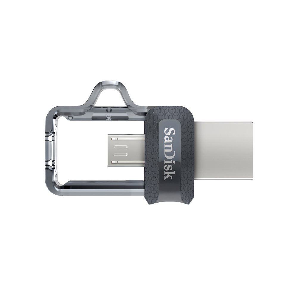 SanDisk Ultra Dual M3.0 64 GB USB Type-A Micro-USB 3.2 Gen 1 3.1 Gen 1 Dia 5.2 G Black