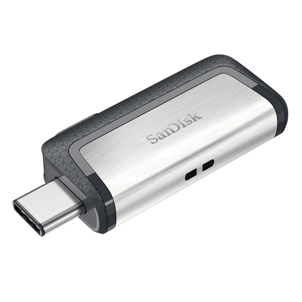 SanDisk Ultra Dual 256GB USB 3.1 USB-C Grey Silver