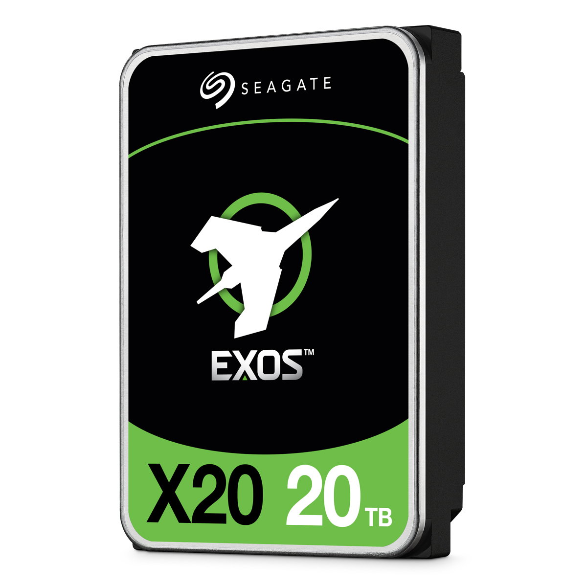 Seagate Exos X20 20TB 3.5 Inch SATA 6Gb/scmR Internal Enterprise Hard Drive with FastFormat