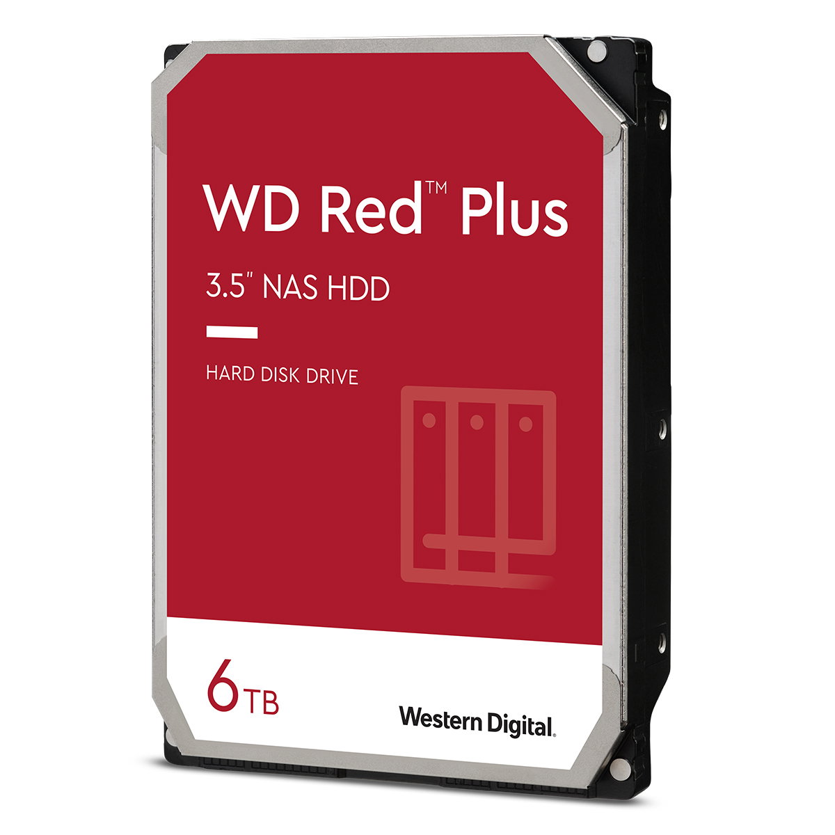Western Digital Red Plus 6TB 256MB 3.5 Inch SATA 6Gb/s Interne NAS