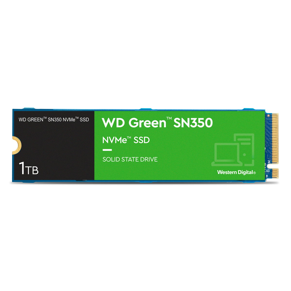 Western Digital Green SN350 NVMe SSD SSD S100T3G0C 1TB M.2 PCI Express 3.0 X4 NVMe