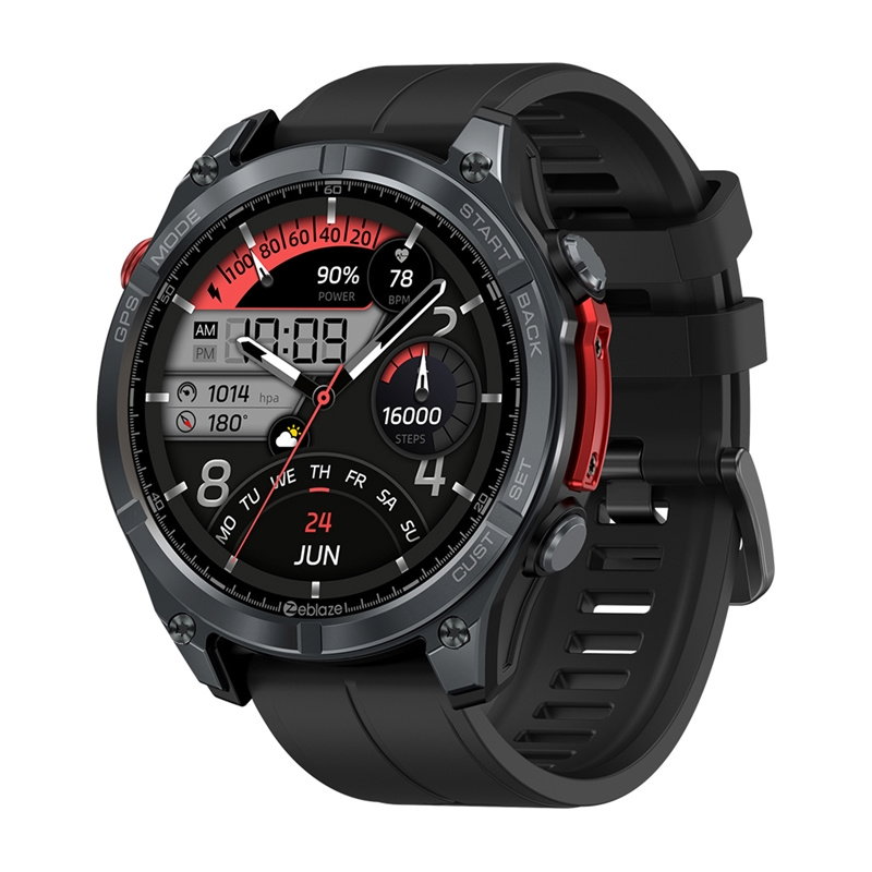 Zeblaze Stratos 4 Smartwatch (Black)
