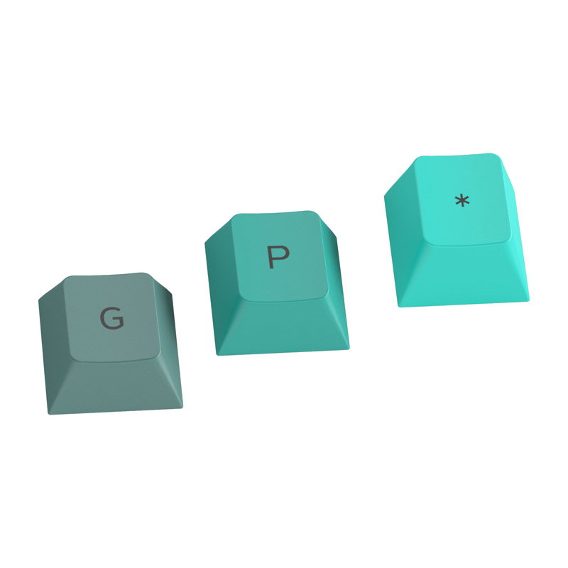 Glorious GPBT Keycaps - 115 PBT Tastenkappen, ISO, DE-Layout, Rain Forest