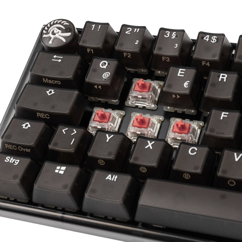 Ducky One 3 Aura Black Mini Gaming keyboard, RGB LED - MX-Silent-Red
