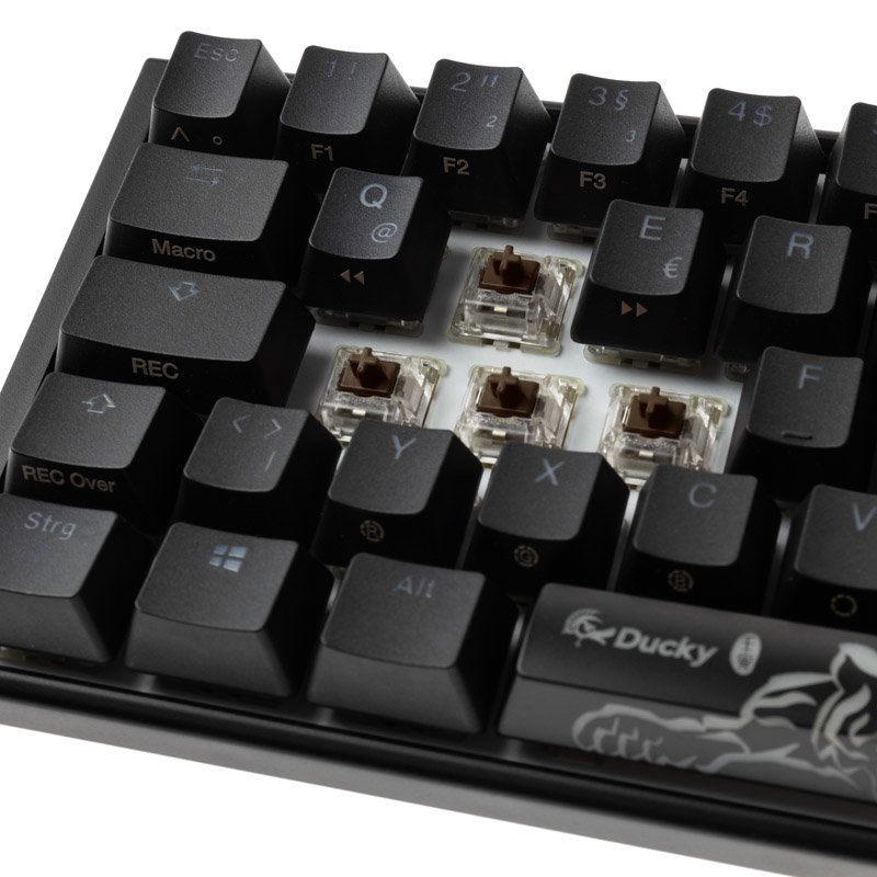 Ducky One 3 Classic Black/White SF Gaming keyboard, RGB LED - MX-Brown
