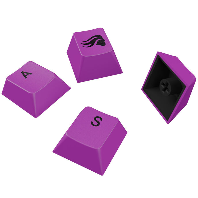 Glorious GPBT Basics Keycaps, ANSI Layout (US), PBT, Dye-Sub - Epic Purple