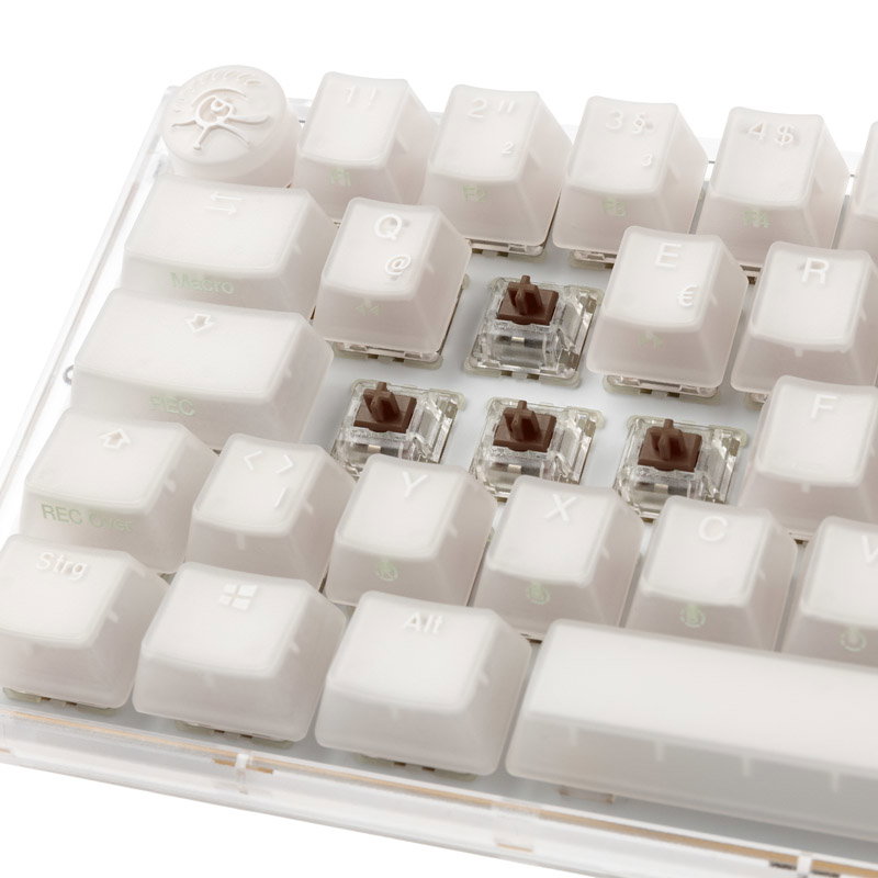 Ducky One 3 Aura White Mini Gaming keyboard, RGB LED - MX-Brown