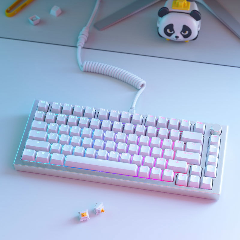 Glorious GMMK ABS Doubleshot V2 USA Base Kit - White