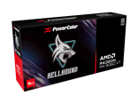 PowerColor lighthound Radeon RX 9060 XT OC graphics card, 16384 MB GDDR6