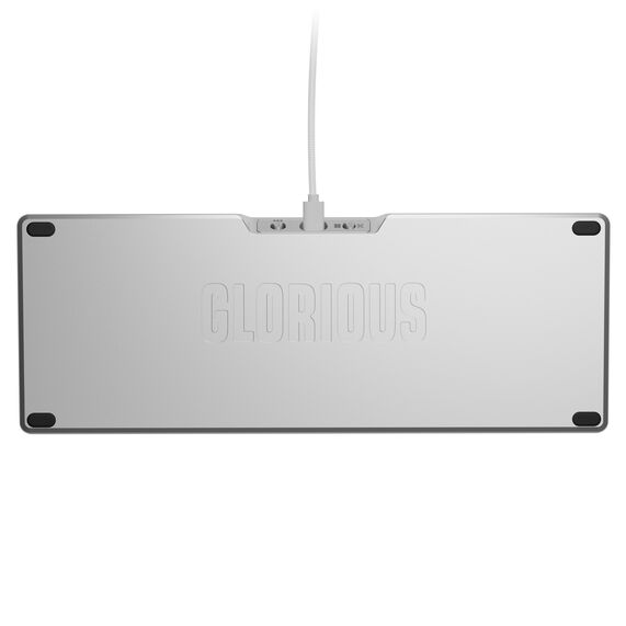 Glorious GMMK 3 Pro 65 % Custom Gaming-keyboard - Barebone, ANSI-Layout, silver