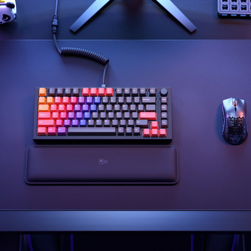 Glorious GPBT Keycaps - 114 PBT, ANSI, US Layout - Celestial Fire