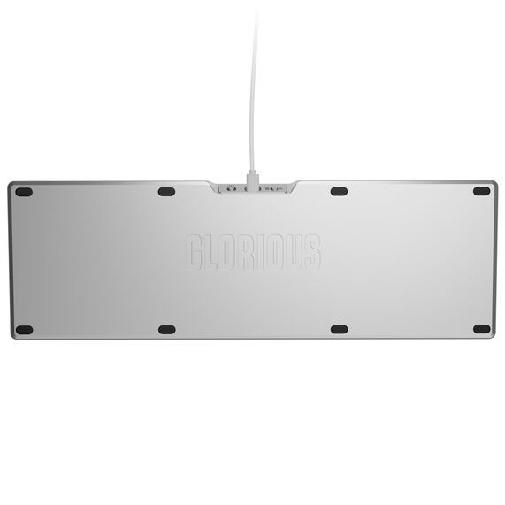 Glorious GMMK 3 Pro 100 % Custom Gaming-keyboard - Pre-Built, ANSI (US), Fox Switches, silver