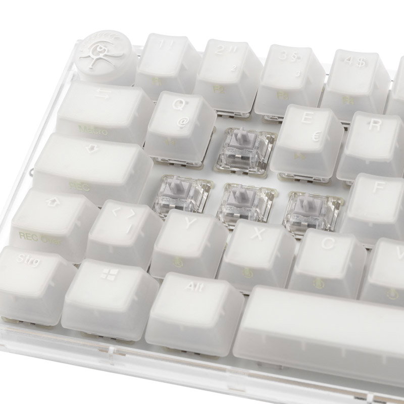 Ducky One 3 Aura White Mini Gaming keyboard, RGB LED - MX-Silver
