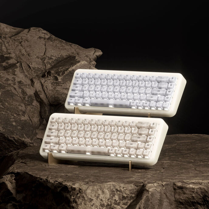 Akko YU01 White Jade Gaming keyboard, RGB - 65%, V3 Piano Pro Switches, ANSI (US)